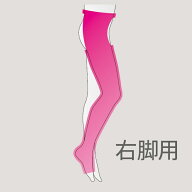 メディフォルテ　片脚ストッキング 右脚用　クラス3　ストロング　4.5-6.1kPa
