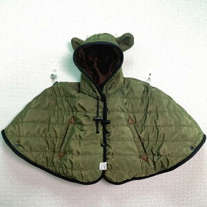 CARESTAR 熱収集蓄熱素材使用ホットハグシリーズ 防寒 ホットキッズケープ ポンチョ マント 風よけ 自転車 冬 暖かい ベビー 赤ちゃん 蓄熱 出産祝い ハグウェア CARESTAR