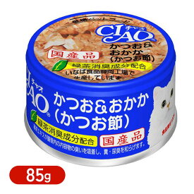 いなば チャオ ホワイティ かつお＆おかか かつお節 85g