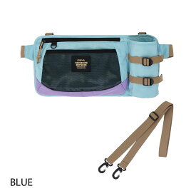 CHOCO マンダリンブラザーズ ウォーキングマルチバッグ BLUE ■ 犬用品 お出かけ お散歩バッグ