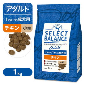 セレクトバランス アダルト（成犬用） チキン 小粒 1kg ■ ドッグフード Select Balance 1才以上の成犬用 RSL