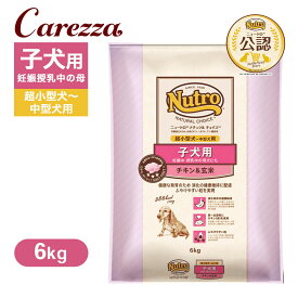 公認店 ニュートロ ナチュラル チョイス 子犬用 妊娠中・授乳中の母犬にも 超小型犬〜中型犬用 チキン＆玄米 6kg ごはん ご飯 【ナチュラルチョイス(NATURAL CHOICE)】[ドッグフード]