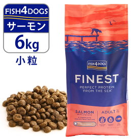 フィッシュ4ドッグ FISH4DOGS ドッグフード コンプリートフード サーモン 小粒 6kg ■ 魚 穀物不使用 グレインフリー