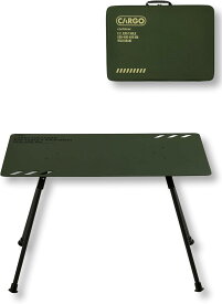 CARGO CONTAINER カーゴコンテナ END TABLE テーブル アウトドア コンパクト 軽量 カスタム アルミ 収納バッグ 高さ調節