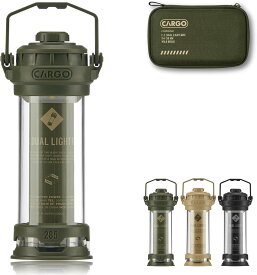 CARGO CONTAINER カーゴコンテナ DUAL LIGHT MINI ランタン ライト アウトドア LED 充電式 専用ケース付