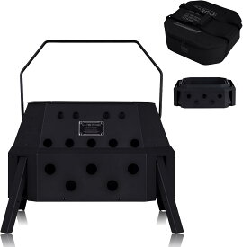 CARGO CONTAINER カーゴコンテナ FIRE PIT MAX 焚き火台 焚火台 ポップアップピット ワンアクション設営 二次燃焼 キャンプ アウトドア 収納ケース付き
