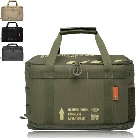 CARGO CONTAINER カーゴコンテナ CUSTOM BAG - M 収納バッグ ストレージバッグ ギアケース ツールボックス アウトドア キャンプ 防水 ベージュ Mサイズ