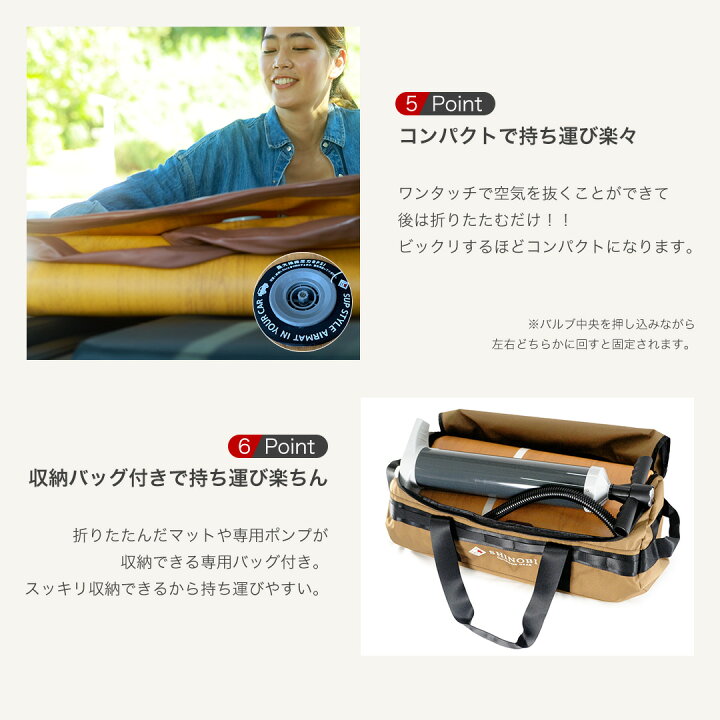 楽天市場】【1,000円OFFクーポン！3/27まで】車中泊キット エアベッド 