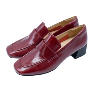 【月末限定777円OFFクーポン!セール】【2025秋冬新作】herb ハーブ 本革 パンプス ローファー レディース レトロ 脱げない 歩きやすい 履きやすい 婦人靴 日本製 春 夏 秋 冬 9200-12