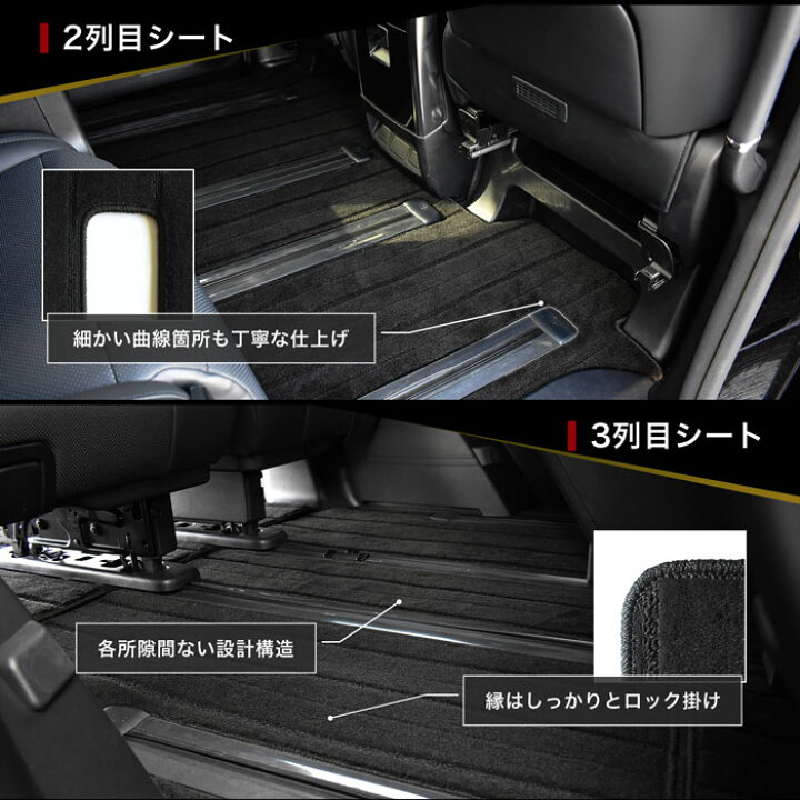 楽天市場】トヨタ アルファード ALPHARD フロアマット ステップマット 