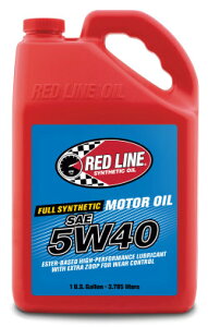 ������E���ꗣ���ւ̔����s�yREDLINE/���b�h���C���z �G���W���I�C���@5W401Gallon[3.785L]×1�{�o��API:SN/CF�AACEA:A3/B3/B4 5W40-ROMO4050a