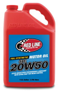 ������E���ꗣ���ւ̔����s�yREDLINE/���b�h���C���z �G���W���I�C���@20W501Gallon[3.785L]×1�{�o��API:SN�AACEA:A3 20W50-ROMO4100a