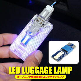 T10 T16 LED ラゲッジランプ オープニング機能搭載 カスタムパーツ 内装パーツ ドレスアップパーツ LEDラゲッジランプ トランクランプ ウェルカムランプ 荷室 オートリアゲート LEDラゲッジランプ ルームランプ 【P】