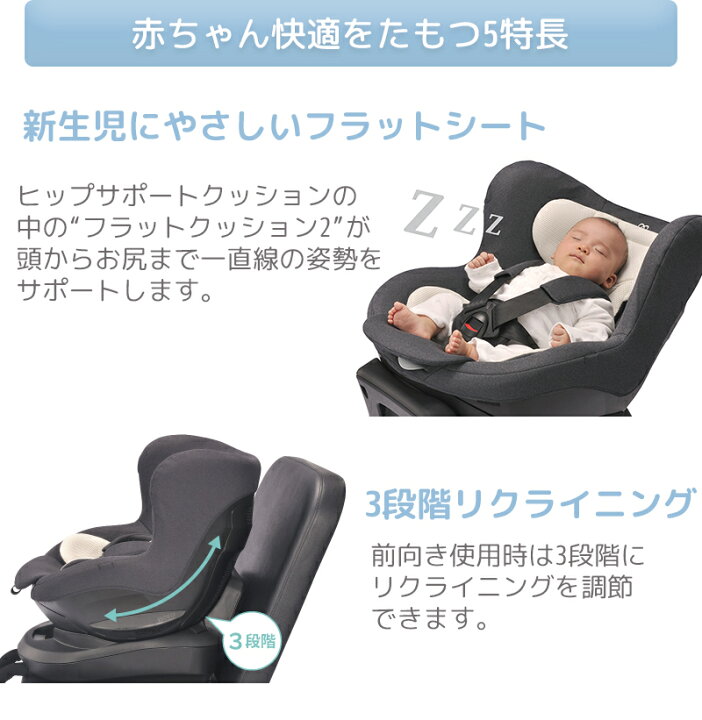 楽天市場】【お買い得】車用 チャイルドシート isofix 回転式