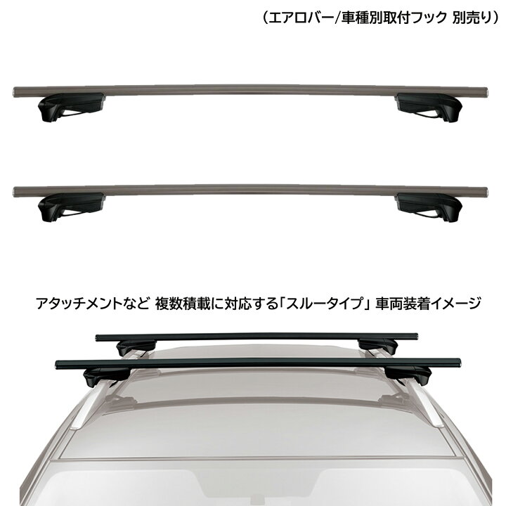 楽天市場】INNO（イノー）ベースキャリア エアロベース カーメイト  