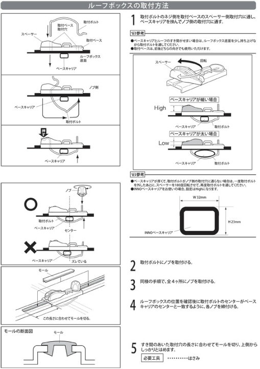 楽天市場】カーメイト BRP10 クイッククランプセット INNO イノー  