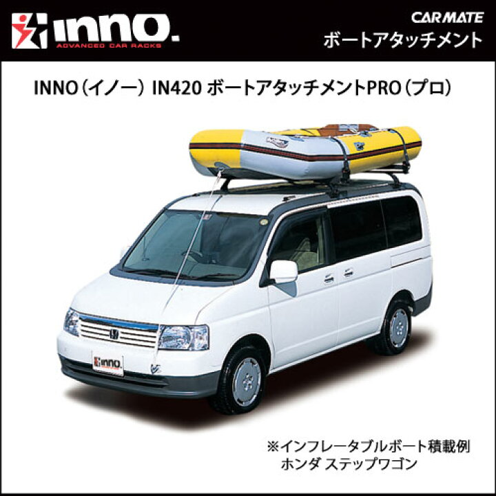楽天市場】車載キャリア イノー ボードアタッチメント カーメイト 