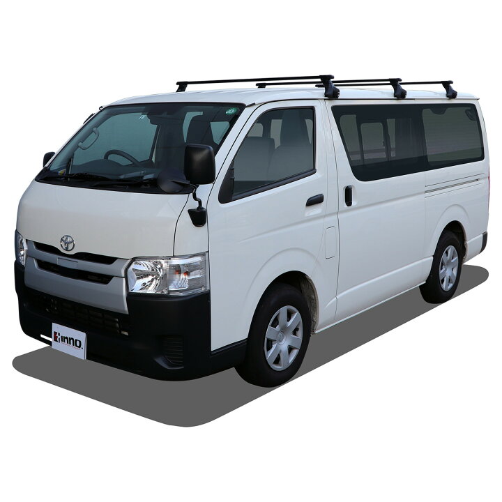 楽天市場】ハイエース 200系 専用 ベースキャリアセット バー3本タイプ 