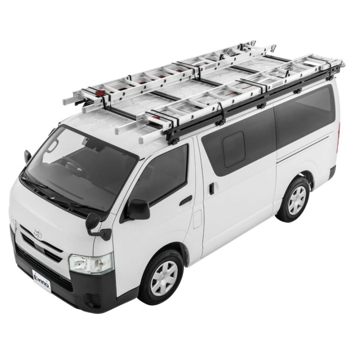 楽天市場】ハイエース 200系 ルーフラック セット BU700 ローダウン 