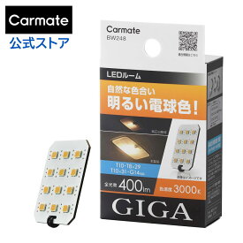 車 LED ライト バルブ GIGA ギガ カーメイト BW248 LEDルーム R400M ST LINE MULTI 3000K