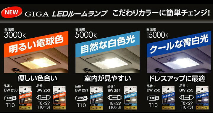 楽天市場 車 Led ルームランプ カーメイト Bw254 Ledルームr110s 5000k 車用12v 対応バルブタイプ T8 29 T10 31タイプ色温度 5000k 全光束 110ルーメン 消費電力 0 70w 仕様電圧 Dc12v 車検対応 Carmate カーメイト 公式オンラインストア