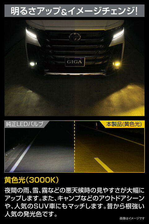 楽天市場】トヨタ ヴェルファイア 40 40系 純正 LED フォグランプ 専用 