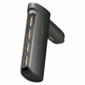 USB 車 4ポート カーメイト 車 電源 CZ437 USB電源 4ポート オートチャージ シガーソケット USB電源 定格3A 【アウトレット】carmate (R80)