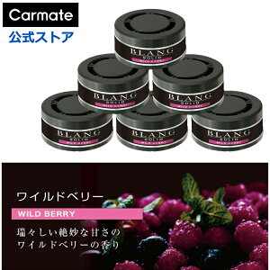 車 芳香剤 ワイルドベリー 6個 セット (3個入×2個セット) G25T ブラング ソリッド 詰め替え 3P おしゃれ 芳香剤 置き型 車用芳香剤 消臭剤 配合 消臭芳香剤 良い香り いいにおい blang carmate (R80)