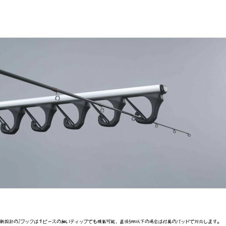 楽天市場】ロッドホルダー 車 IF14 ロッドホルダーJフック7 積載本数 