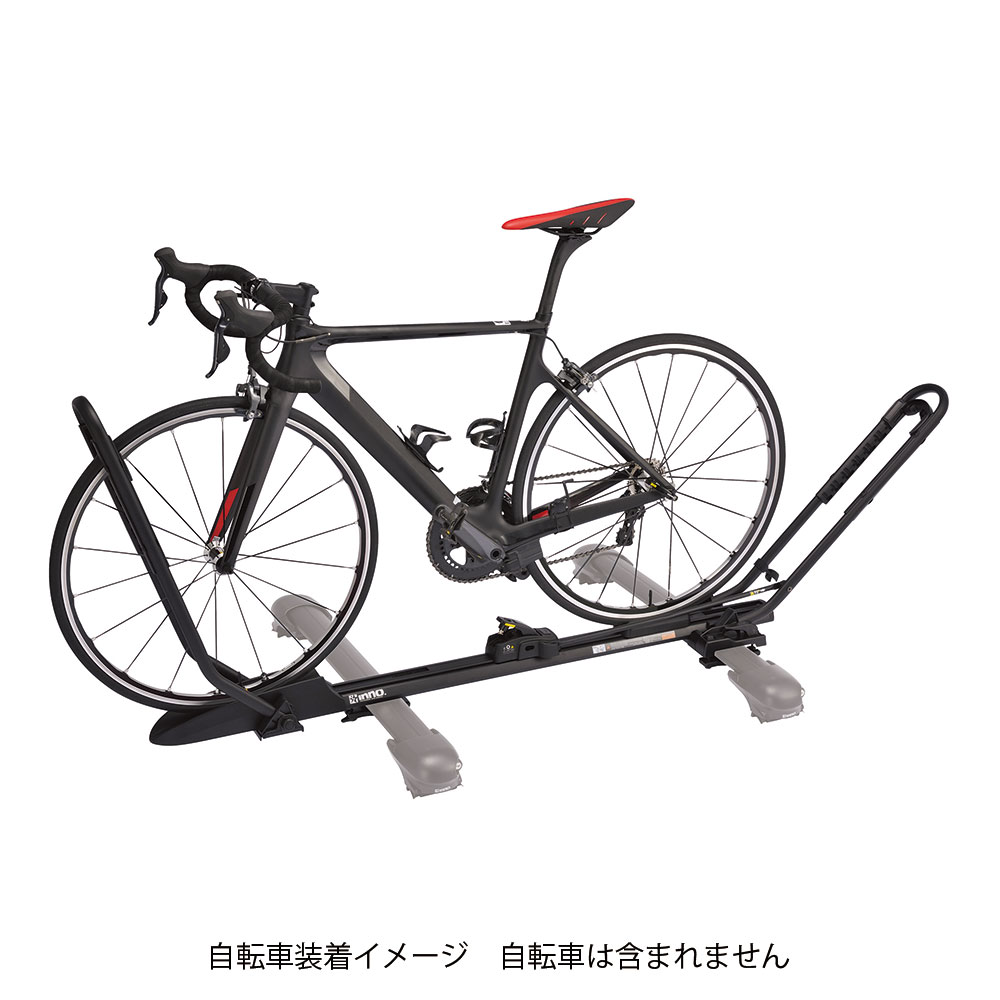 楽天市場】INNO INA389 タイヤホールド 2 キャリア 自転車 積載 車 