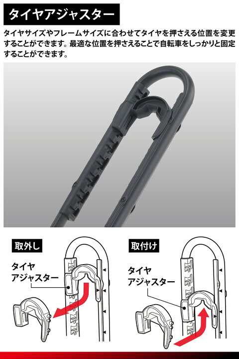 楽天市場】INNO INA389 K タイヤホールド 2 WEB限定モデル 自転車 車 