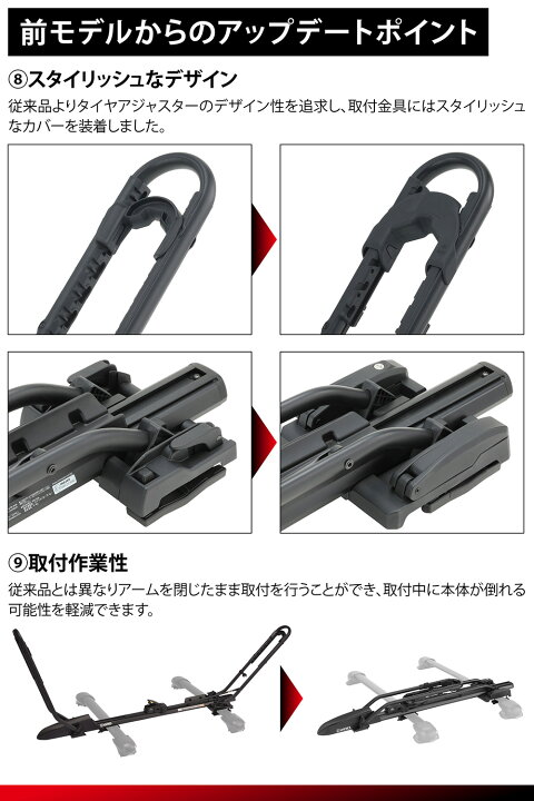 楽天市場】INNO INA396 タイヤホールド 3 最新モデル 車 自転車 積載 