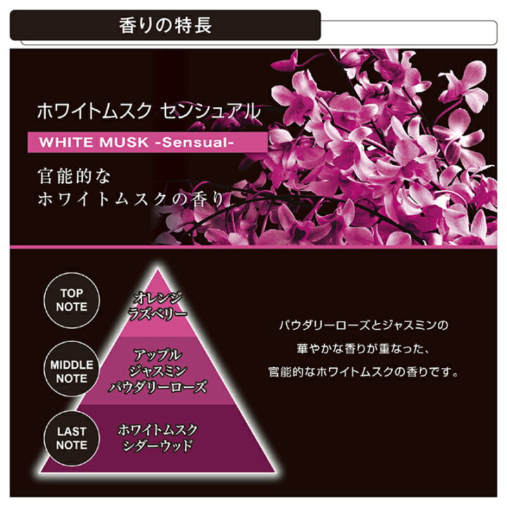 楽天市場】ブラング ホワイトムスク ホワイトムスクセンシュアル 
