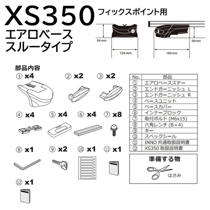 楽天市場】カーメイト inno ルーフキャリア ベーシックキャリア ベース 