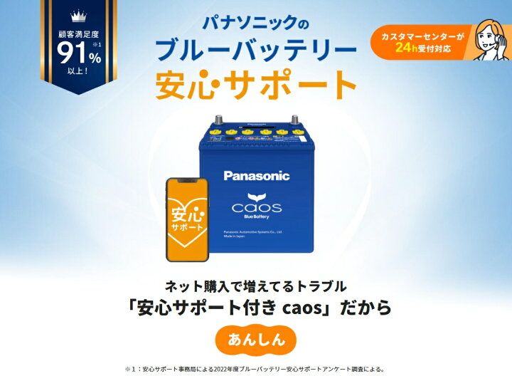 楽天市場】Panasonic パナソニック N-M65/A4 アイドリングストップ車用 