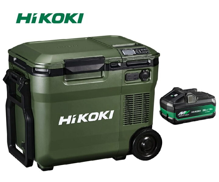 楽天市場】HiKOKI コードレス冷温庫 フォレストグリーン UL18DCWMGZ 