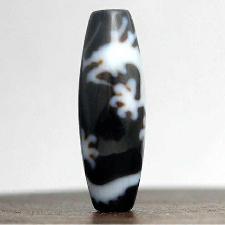 楽天市場】天珠 皇帝龍天珠 五本爪龍天珠 黒 38×12mm ☆ 金運  