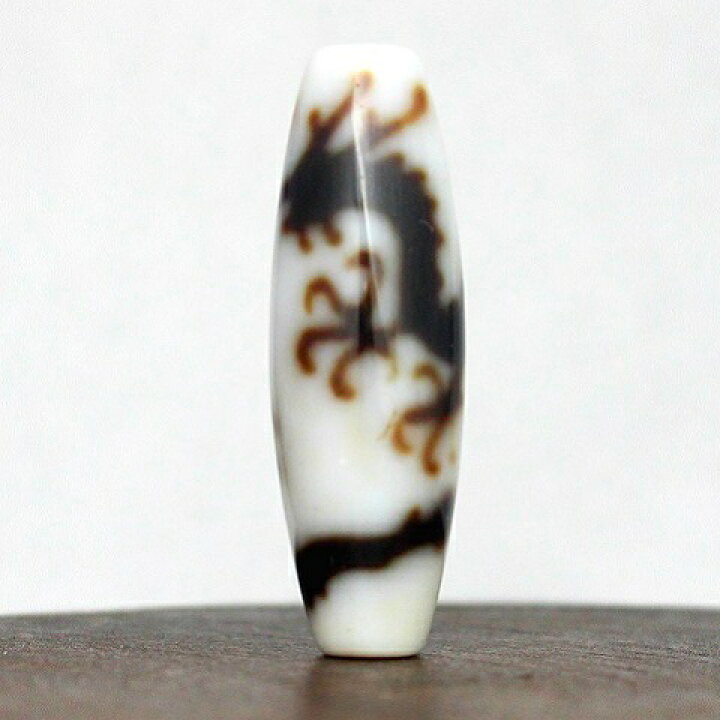 楽天市場】天珠 皇帝龍天珠 五本爪龍天珠 龍神天珠 白 38×12mm 