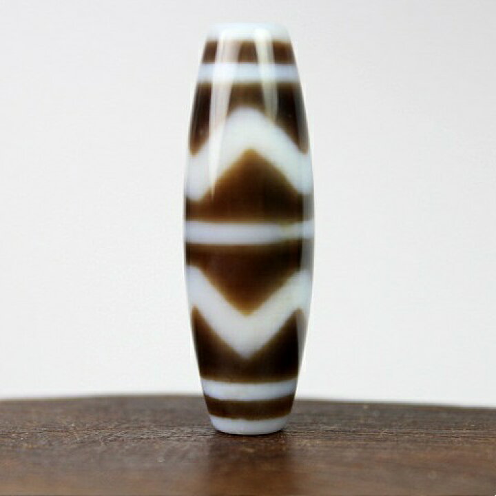 楽天市場】天珠 四線虎牙天珠 白 38×12mm ☆ 魔除け 起死回生  