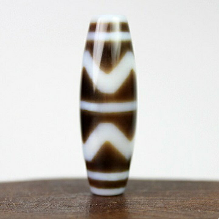 楽天市場】天珠 四線虎牙天珠 白 38×12mm ☆ 魔除け 起死回生 