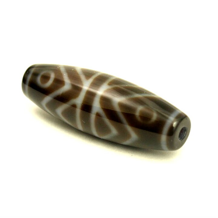 楽天市場】天珠 金剛虎牙六眼天珠 38×12mm ☆ 商売繁盛 