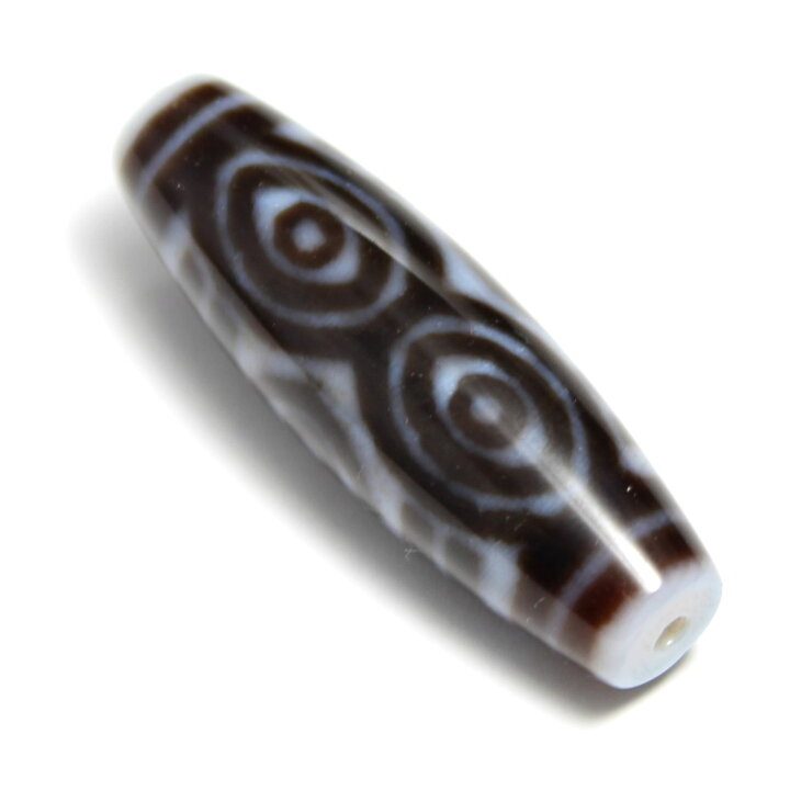 楽天市場】天珠 龍眼天珠 白 38×12mm ☆ 金運 財運 魔除け 