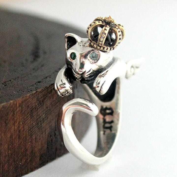 楽天市場】猫 ネコ キャット リング 指輪 シルバー925 リング 