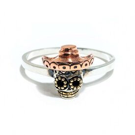 スカル メキシカンスカル リング 指輪 メキシコ goodvibrations グッドバイブレーション シルバー シルバーリング メンズ レディース シルバー925 アクセサリー プレゼント ギフト お守り 誕生日 記念日 人気 good vibrations メキシカンハット