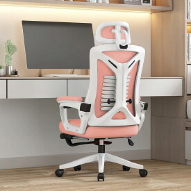 オフィスチェア 椅子 テレワーク 疲れない デスクチェア ワークチェア 人間工学椅子 可動式ランバーサポート 高反発座面 通気性 メッシュチェアH-WY12