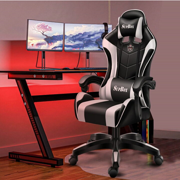 楽天市場】ゲーミングチェア オフィスチェア gaming chair デスク 