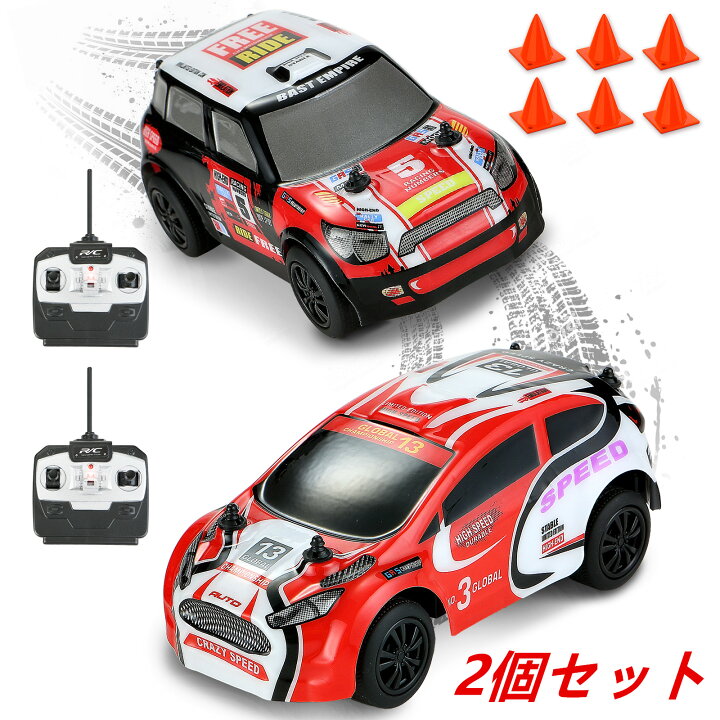 楽天市場】20%クーポン有【2個セットラジコン】Carox ミニ ラジコン 