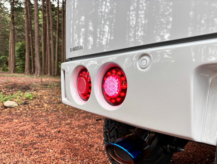 楽天市場】受注生産 アトレー S700V S710V リアショートバンパー LED アトレー？リアバンパー社外テールランプ付