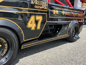 K-BREAK ケイブレイク baby gang ベビーギャング ダイハツ ハイゼットトラック S500P ジャンボ用 3点セット(サイドパネル・リアサイドパネル・リアアンダースポイラー)