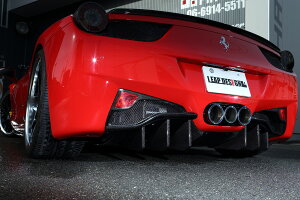 LEAPDESIGN ���[�v�f�U�C�� FERRARI 458Italia �t�F���[�� 458�C�^���A �J�[�{�� ���A�t�H�O�J�o�[